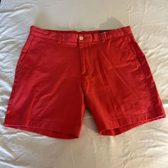 Vineyard Vines Other - Vineyard Vines Pink Salmon Summer Club Shorts sz 35 EUC